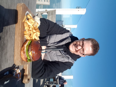 Foto 1 van Monika bij Engel - Jacke mit Kapuze - Wollen vest