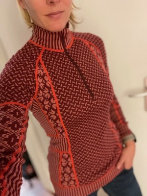 Foto 1 van Gia bij Kari Traa - Women's Smekker Half-Zip - Merino-ondergoed