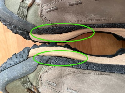 Foto 1 van Katharina bij Salewa - Women's Puez Leather Mid PTX - Wandelschoenen