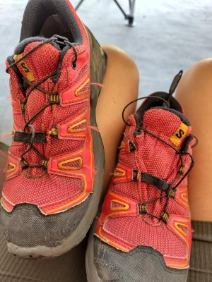 Foto 1 van Janneke bij Salomon - Kid's X Ultra GORE-TEX - Multisportschoenen