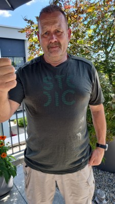 Foto 1 van Michael bij Stoic - Merino150 HeladagenSt. T-Shirt Artwork - Merinoshirt