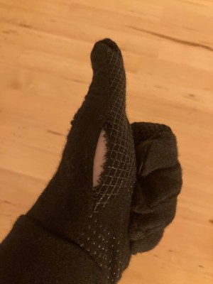 Foto 1 van Thilo bij Stoic - Merino180 BjoernenSt. Silicone Glove - Handschoenen