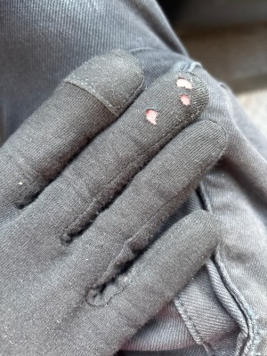 Foto 1 van Dominic bij Stoic - Merino180 SvenstaSt. II Silicon Glove - Handschoenen