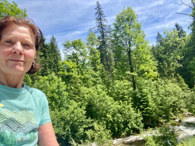 Foto 1 van Gudrun bij super.natural - Women's Camping Nights Tee - Merinoshirt